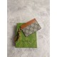 Replica Gucci GG Emblem card case with strap 819121 Brown Fake
