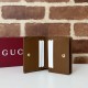 Replica Gucci GG Emblem small wallet 820692 Brown Fake