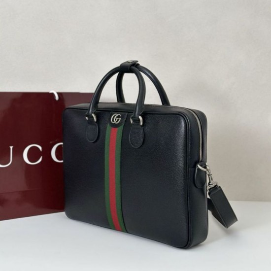 Replica Gucci Ophidia Large Men Briefcase 834461 Black Fake