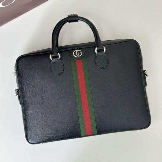 Replica Gucci Ophidia Large Men Briefcase 834461 Black Fake