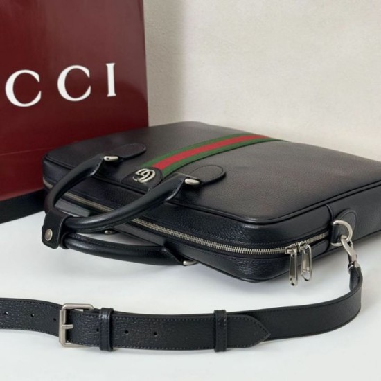 Replica Gucci Ophidia Large Men Briefcase 834461 Black Fake