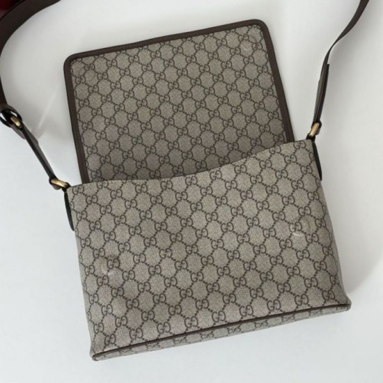 Replica Gucci Ophidia medium Men Messenger bag 834467 Brown Fake