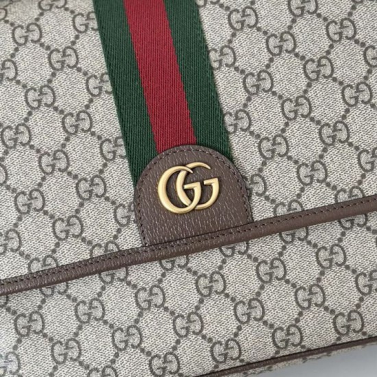 Replica Gucci Ophidia medium Men Messenger bag 834467 Brown Fake