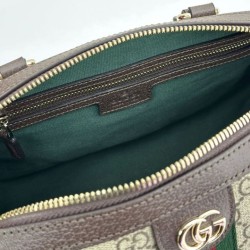 Replica Gucci Ophidia medium boston bag 836825 Brown Fake