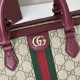 Replica Gucci Ophidia medium boston bag 836825 Red Fake