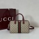 Replica Gucci Ophidia medium boston bag 836825 Red Fake
