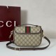 Replica Gucci Ophidia small top handle bag 836843 Brown Fake