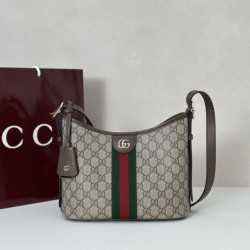 Replica Gucci Ophidia small shoulder bag 836872 Brown Fake
