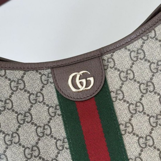 Replica Gucci Ophidia small shoulder bag 836872 Brown Fake