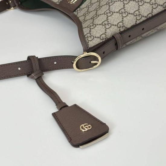 Replica Gucci Ophidia small shoulder bag 836872 Brown Fake
