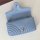 Replica Gucci GG Marmont medium shoulder bag 837267 Blue Fake