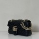 Replica Gucci GG Marmont medium shoulder bag 837267 Black Fake