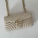 Replica Gucci GG Marmont medium shoulder bag 837267 Beige Fake