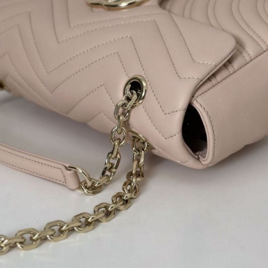 Replica Gucci GG Marmont medium shoulder bag 837267 Pink Fake