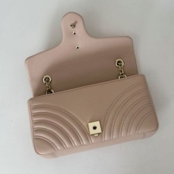 Replica Gucci GG Marmont medium shoulder bag 837267 Pink Fake