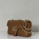 Replica Gucci GG Marmont medium shoulder bag 837267 Brown Fake