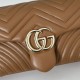 Replica Gucci GG Marmont medium shoulder bag 837267 Brown Fake