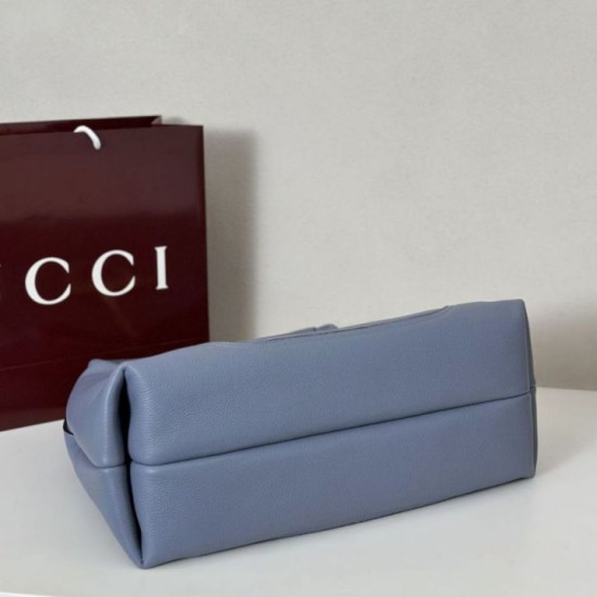 Replica Gucci Softbit Medium/maxi shoulder bag 837467 Blue Fake