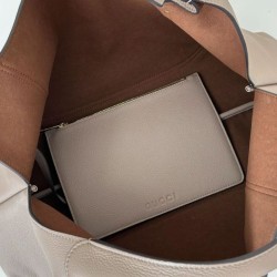 Replica Gucci Softbit Medium/maxi shoulder bag 837467 Gray Fake