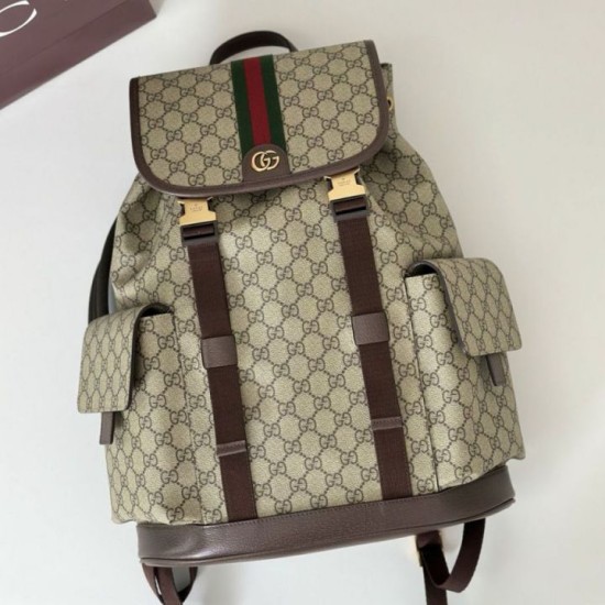 Replica Gucci Ophidia large Men backpack 839110 Brown Fake