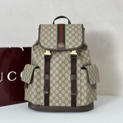 Replica Gucci Ophidia large Men backpack 839110 Brown Fake