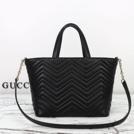 Replica Gucci Betty medium tote /bucket bag 847387 Black Fake