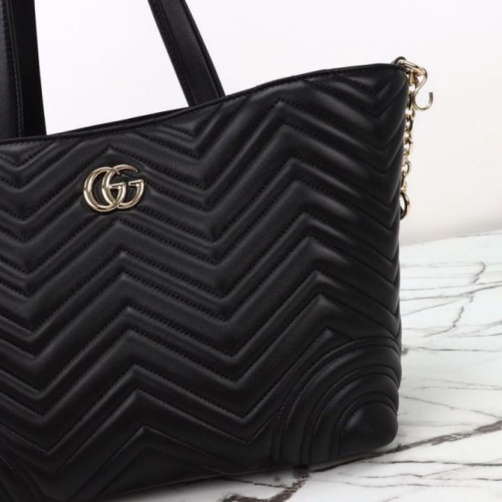 Replica Gucci Betty medium tote /bucket bag 847387 Black Fake