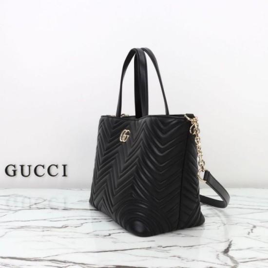 Replica Gucci Betty medium tote /bucket bag 847387 Black Fake