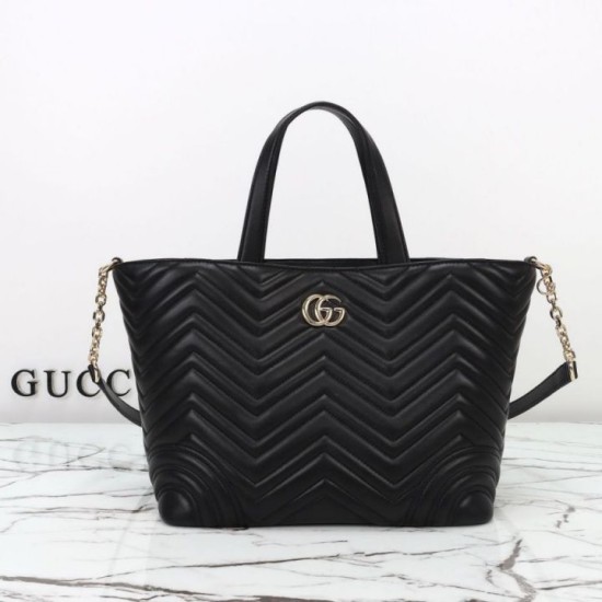 Replica Gucci Betty medium tote /bucket bag 847387 Black Fake