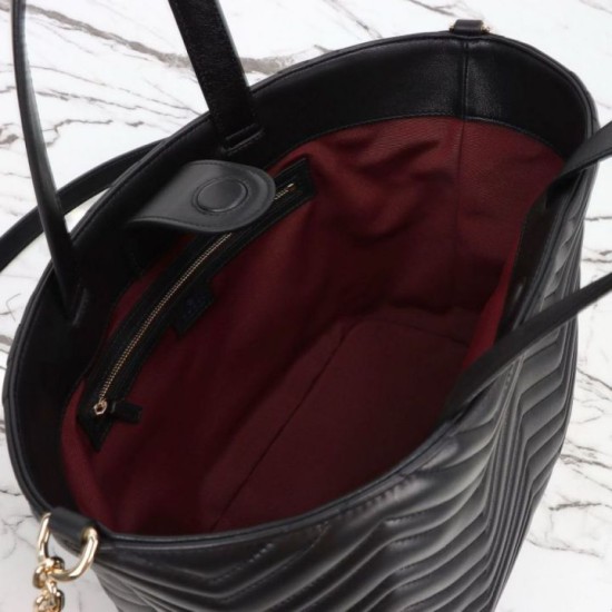 Replica Gucci Betty medium tote /bucket bag 847387 Black Fake
