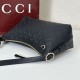 Replica Gucci GG Emblem medium shoulder bag 847449 Black Fake