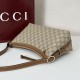 Replica Gucci GG Emblem medium shoulder bag 847449 Brown Fake