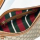 Replica Gucci GG Emblem medium shoulder bag 847449 Brown Fake