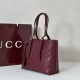 Replica Gucci GG Emblem medium tote bag  847456 Red Fake