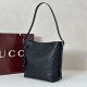Replica Gucci GG Emblem small shoulder bag 848881 Black Fake