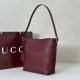 Replica Gucci GG Emblem small shoulder bag 848881 Red Fake