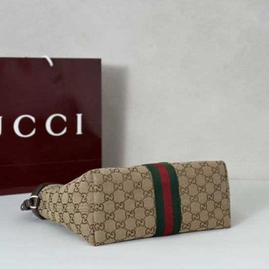 Replica Gucci Giglio small tote bag 860845 Brown Fake