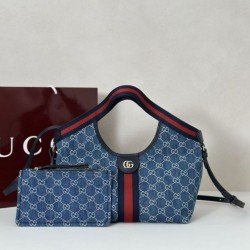 Replica Gucci Giglio small tote bag 860845 Blue Fake