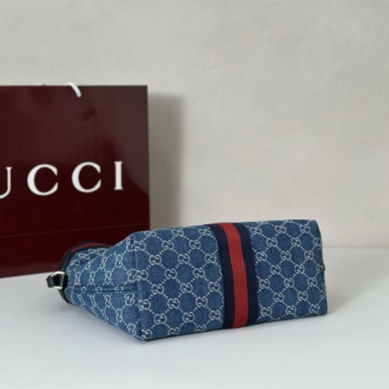 Replica Gucci Giglio small tote bag 860845 Blue Fake