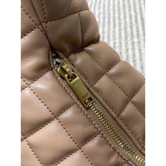 Replica YSL Saint Laurent Icare hobo Bag nappa pink Fake