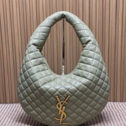 Replica YSL Saint Laurent Icare hobo Bag nappa Green Fake