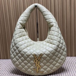 Replica YSL Saint Laurent Icare hobo Bag nappa Beige Fake