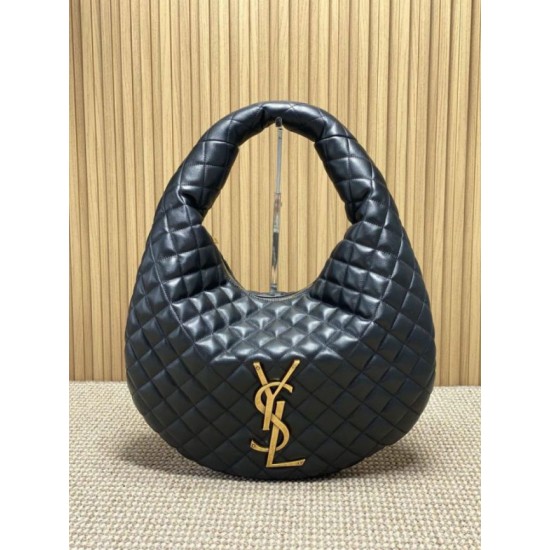 Replica YSL Saint Laurent Icare hobo Bag nappa Black Fake