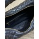 Replica YSL Saint Laurent Icare hobo Bag nappa Black Fake