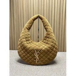 Replica YSL Saint Laurent Icare hobo Bag Suede Yellow Fake