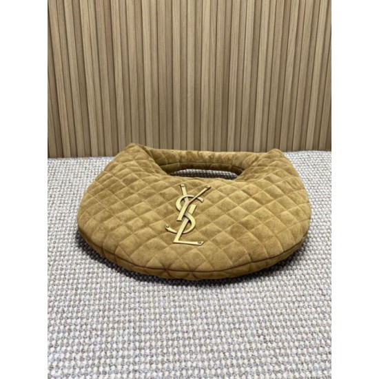 Replica YSL Saint Laurent Icare hobo Bag Suede Yellow Fake