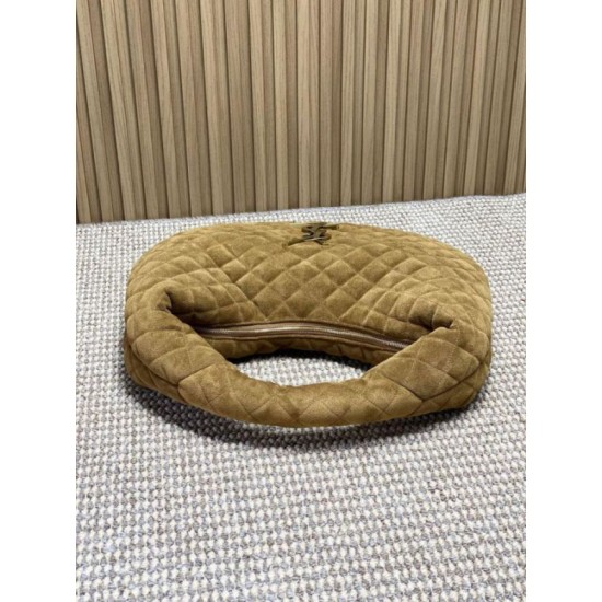 Replica YSL Saint Laurent Icare hobo Bag Suede Yellow Fake