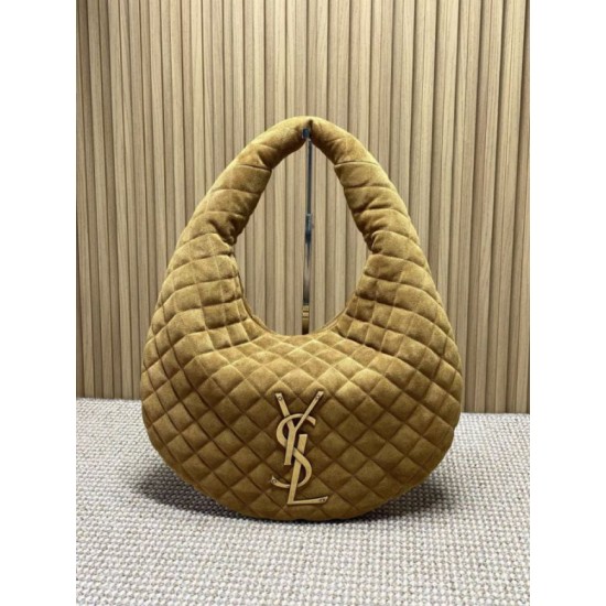 Replica YSL Saint Laurent Icare hobo Bag Suede Yellow Fake