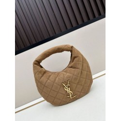 Replica YSL Saint Laurent Icarino Boby Bag Suede Yellow Fake