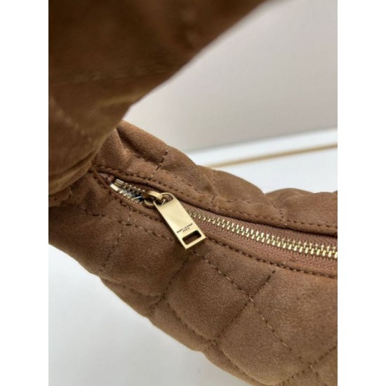 Replica YSL Saint Laurent Icarino Boby Bag Suede Yellow Fake